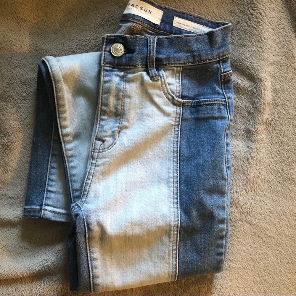Pacsun Double Wash High Rise Ankle Skinny Jeans